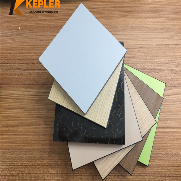 Phenolic Compact Toilet Partition Panel/Compact Laminate Board/ Colorful High Pressure Laminate hpl shower partition sheet Manufacturer