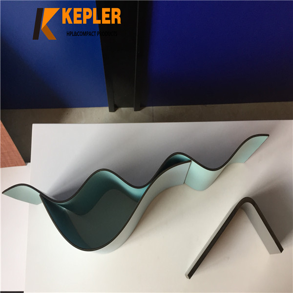 Kepler customize different shapes post forming compact laminate hpl board