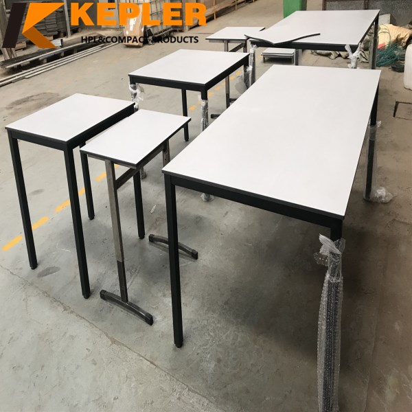 Kepler customize different size shape color compact hpl laminate table top board