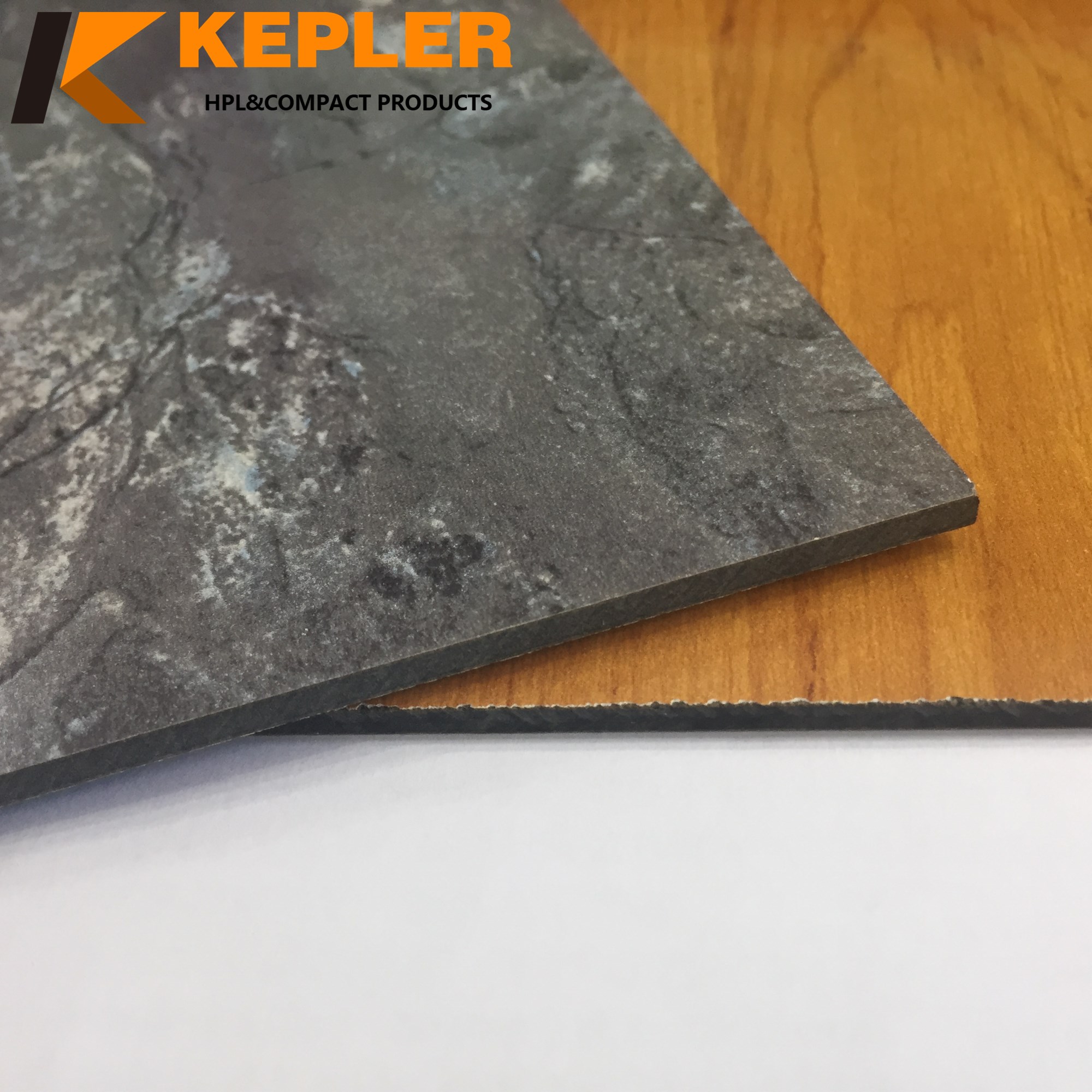 Kepler decorative waterproof fireproof heat resistant double finish 2 faces color hpl compact phenolic laminate board