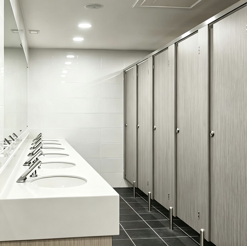 10mm 12mm 13mm Waterproof Phenolic Resin HPL Compact Laminate Board for Toilet Cubicles