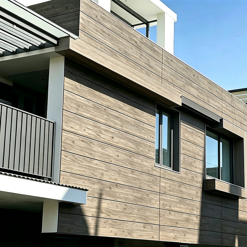 6/8/10/12mm Anti UV Weather Resistant Phenolic Formica HPL Compact Laminated Board for Exterior Wall Cladding Facade 