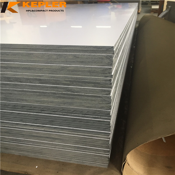 Kepler 12mm thick waterproof decorative high glossy compact laminate hpl board with low price