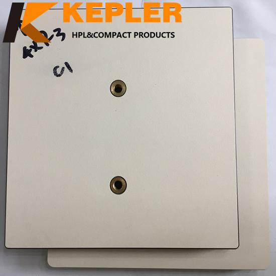 Kepler high quality warranty marble finish round square rectangle hpl compact laminate board for table top