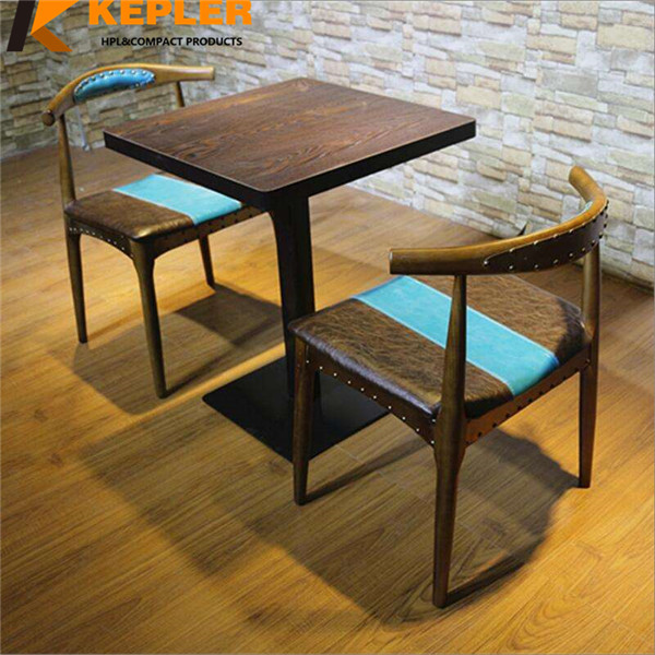 Kepler Customized manufacturer of high pressure laminate durable compact hpl cafe table top