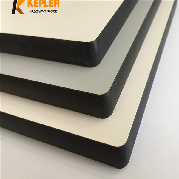 Kepler modern interior and exterior high density school used 12mm waterproof compact laminate hpl table top panel manufacturer