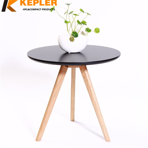 Kepler waterproof customize hpl phenolic resin compact laminate cafe table top