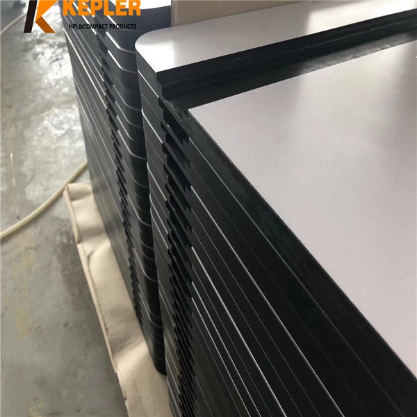 Kepler modern matt finishing customized CNC design phenolic compact table top panels manufacturer in China