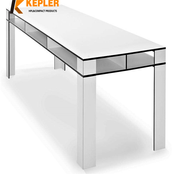 Kepler professional manufacturer of waterproof rich color easy to clean compact laminate rectangle dining table top