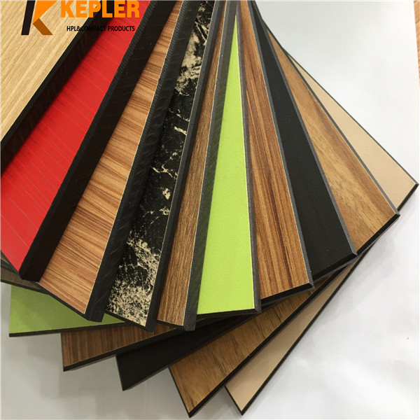 Kepler rich color decorative phenolic resin hpl compact laminate board manufacturer