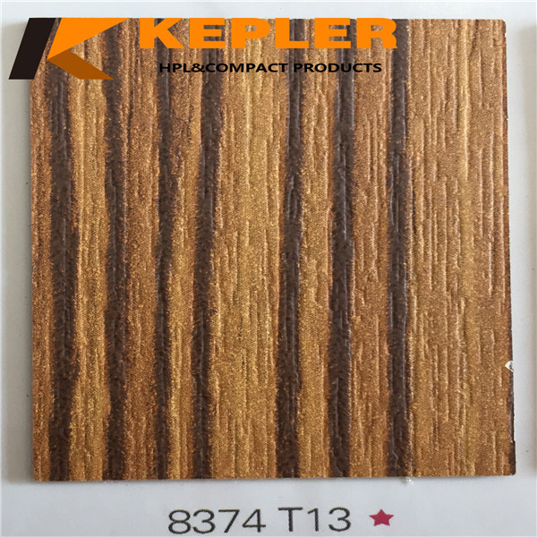 High pressure laminate/Decorative furniture hpl sheet 8374 T13