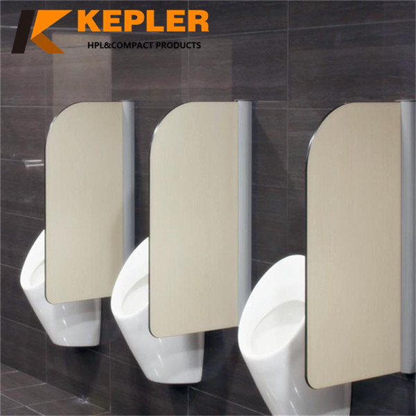Kepler Waterproof 12mm Durable Customized Phenolic Compact Laminate Hpl Public Toilet Urinal Divider