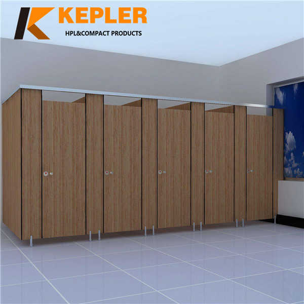 High quality 12mm waterproof phenolic hpl compact laminate shower room WC toilet cubicle door partitions board with cheap price