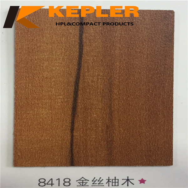 High pressure laminate/Decorative furniture hpl sheet 8418