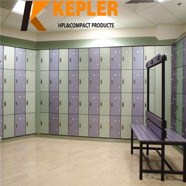 Kepler Solid Waterproof and Moistureproof Phenolic Compact Laminate Locker Bathroom Cabinet