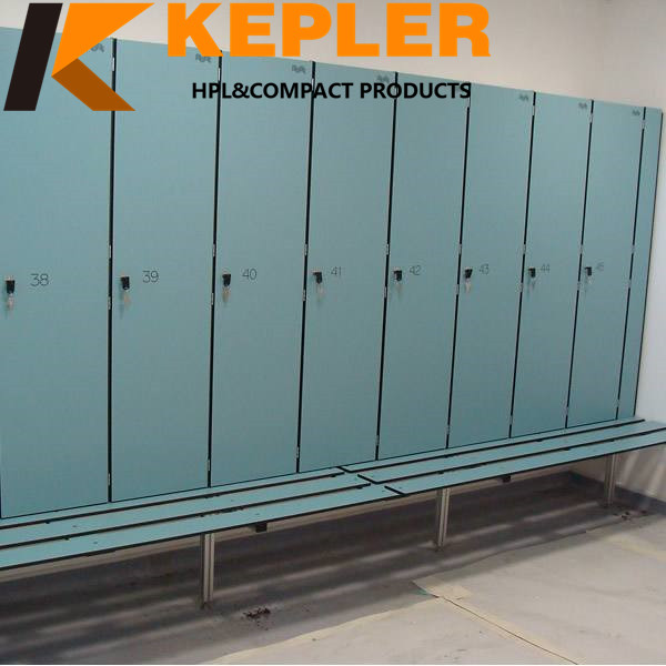 Kepler excellent commercial furniture compact hpl lockers for shopping malls school sauna gym with factory price