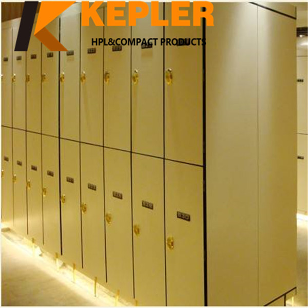 Kepler Professional Manufacturer Of Changing Room Phenolic Compact Laminate Locker With Accessories