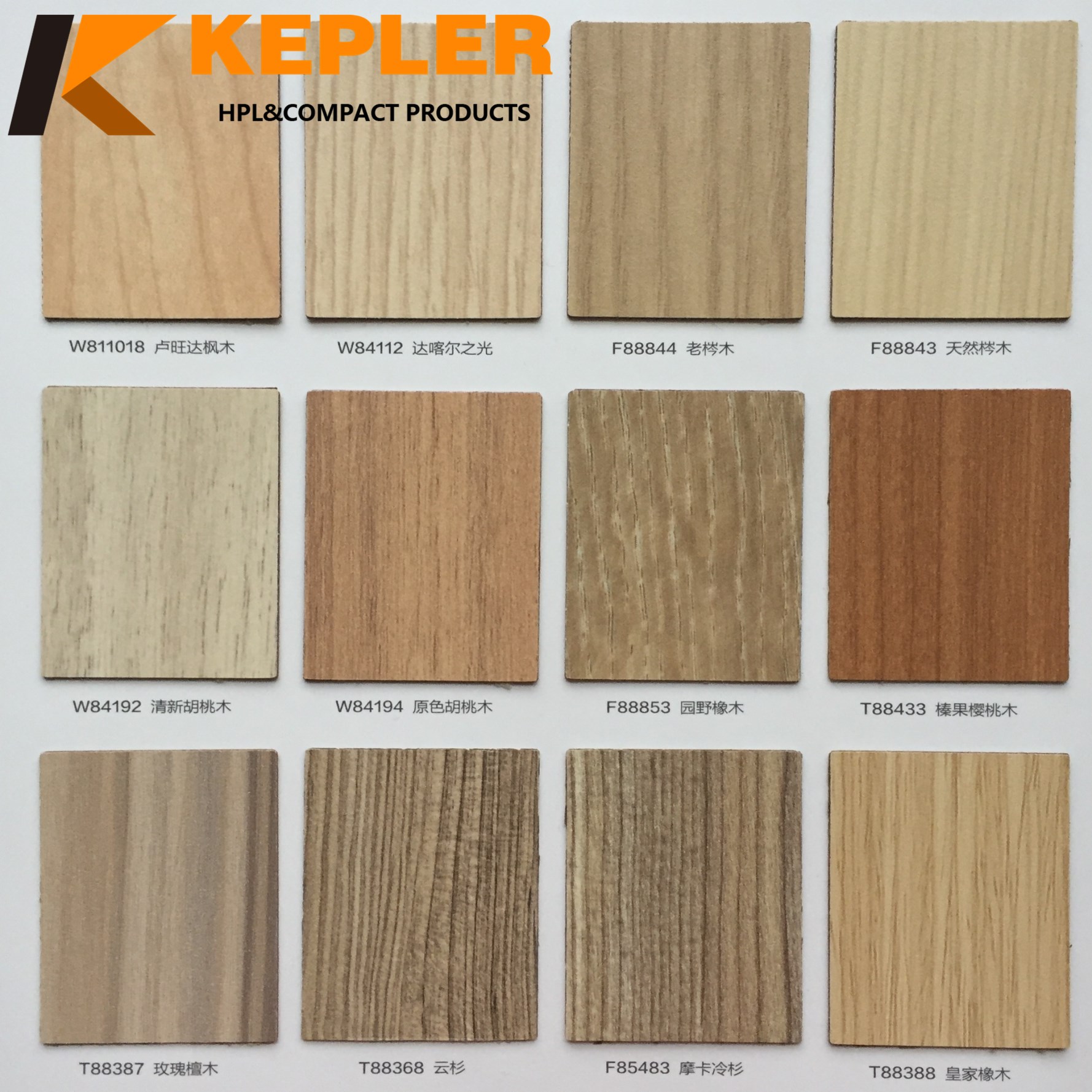 Kepler woodgrain clean wallboard for hospital surgery