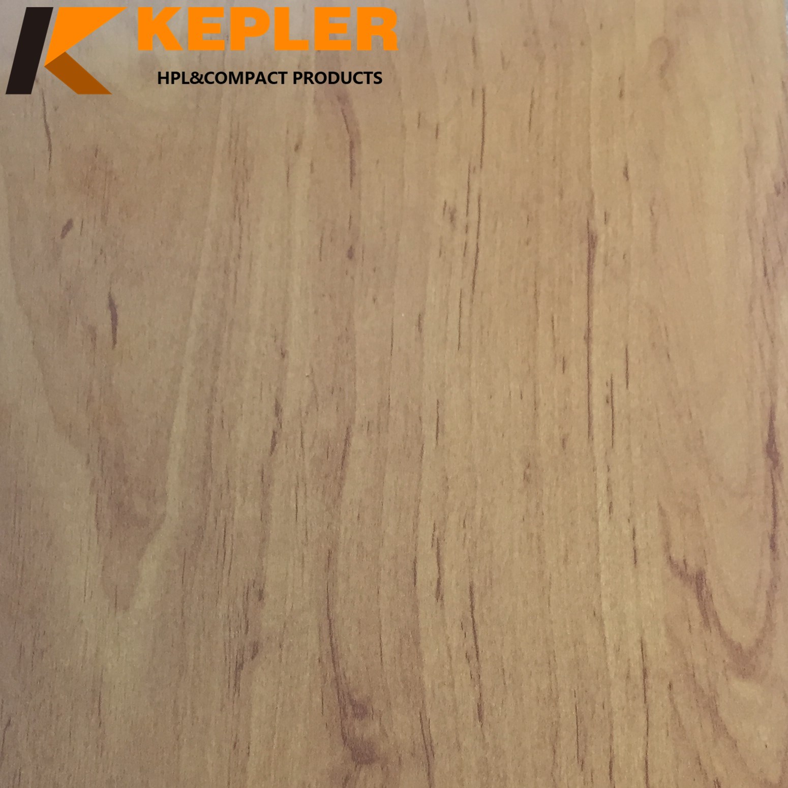 Kepler 3mm high glossy both side finished with wood grain color phenolic compact laminate board 