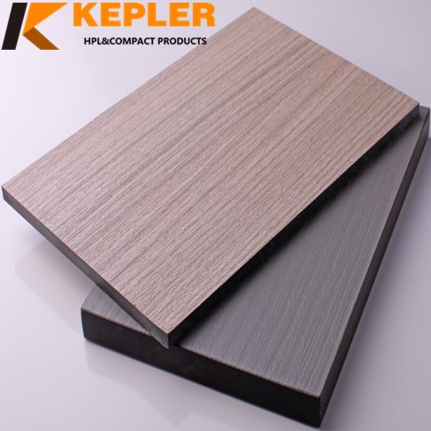 Kepler interior and exterior special surface wood color hpl wall cladding panel