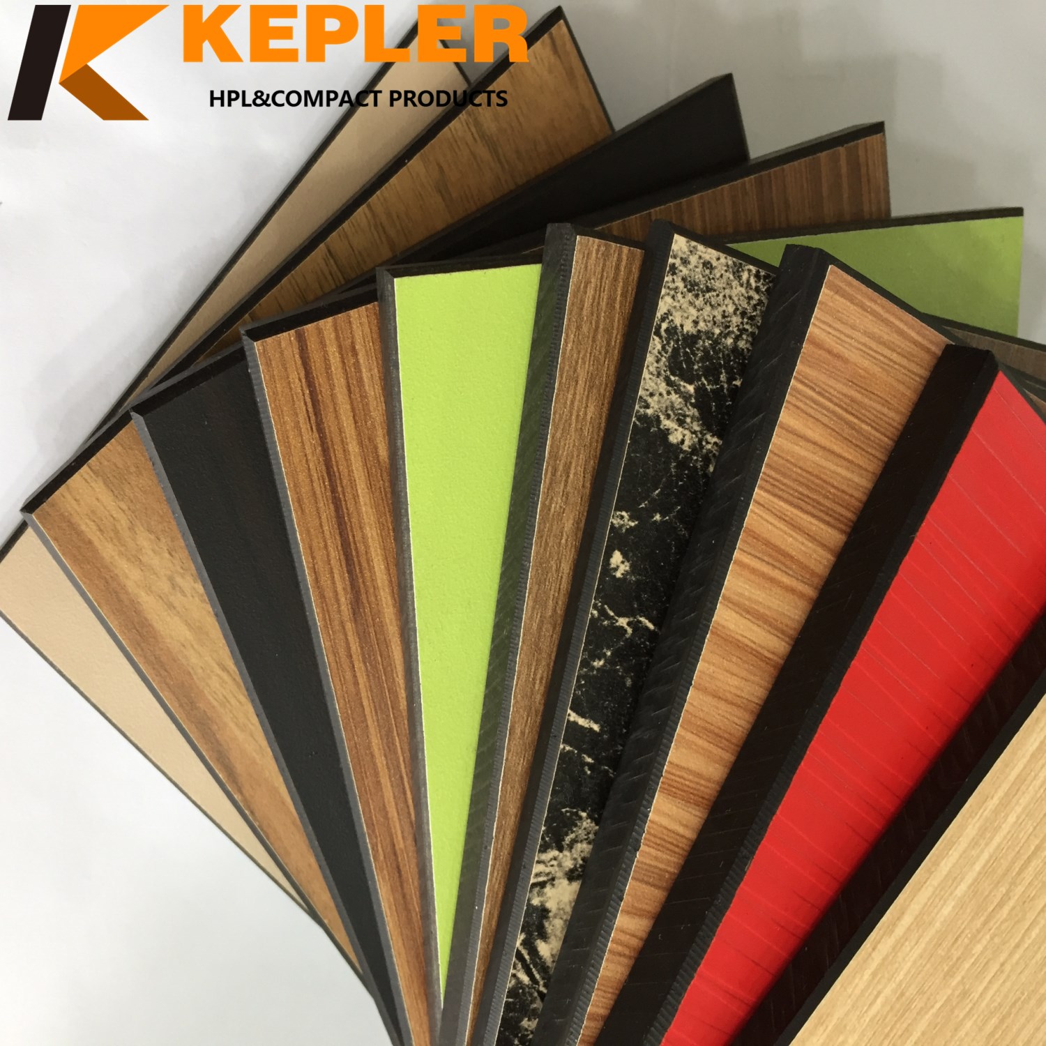 Kepler high quality rich colors phenolic resin compact laminate hpl board manufacturer in China