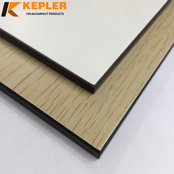 Kepler customize different shape and size phenolic compact laminate HPL table top board with factory price