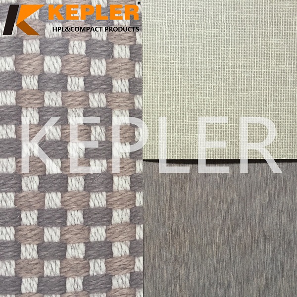 Kepler Decorative Fibre HPL High Pressure Melamine Laminate Sheets