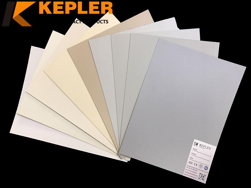 Kepler Decorative Furniture 0.8mm Glossy Matt White HPL High Pressure Laminate Sheets Manufacturer