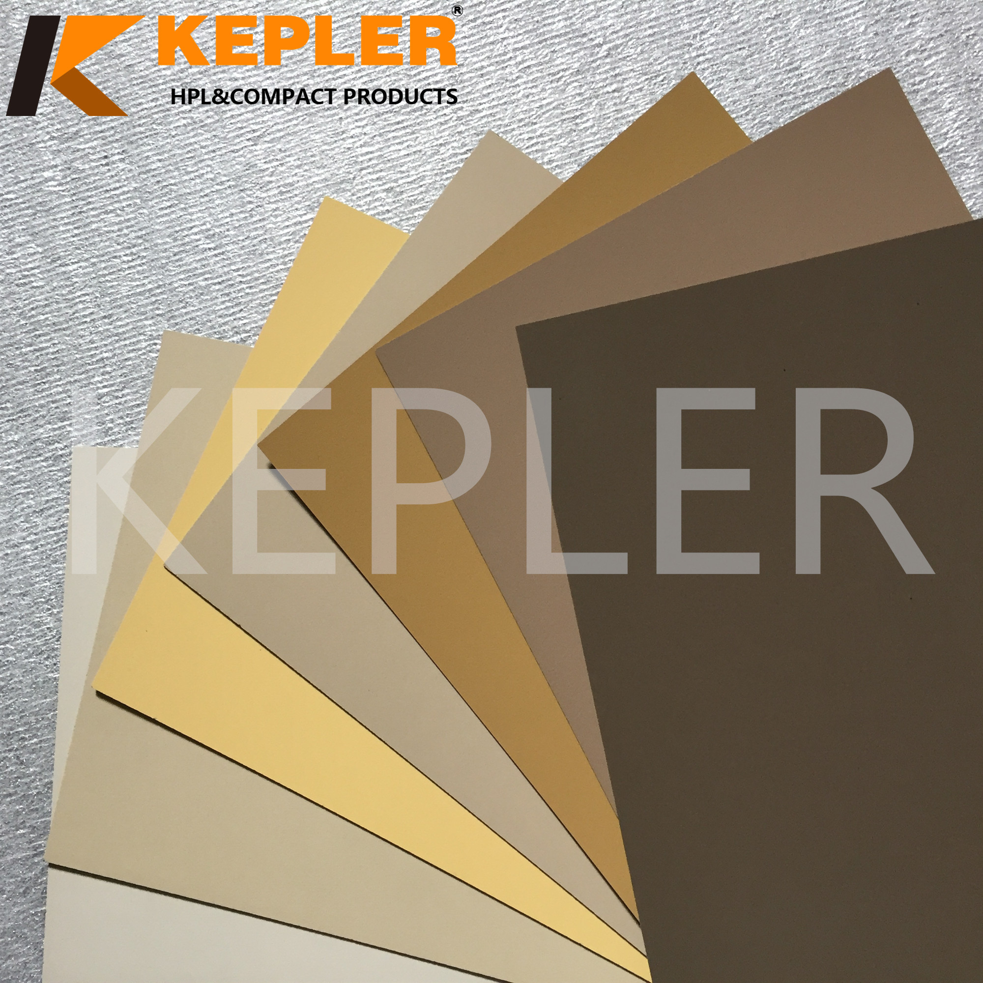 Kepler Factory Direct Decorative Furniture Glossy Matt Solid Color HPL High Pressure Laminate Sheets