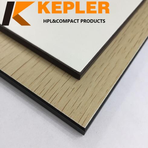 Kepler customize different shape and size phenolic compact laminate HPL table top board with factory price