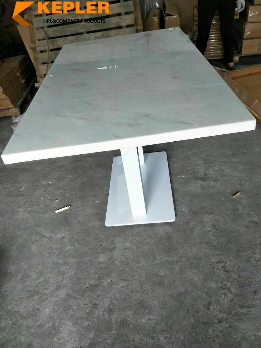  Kepler marble phenolic resin sheet compact laminate hpl rectangle table top
