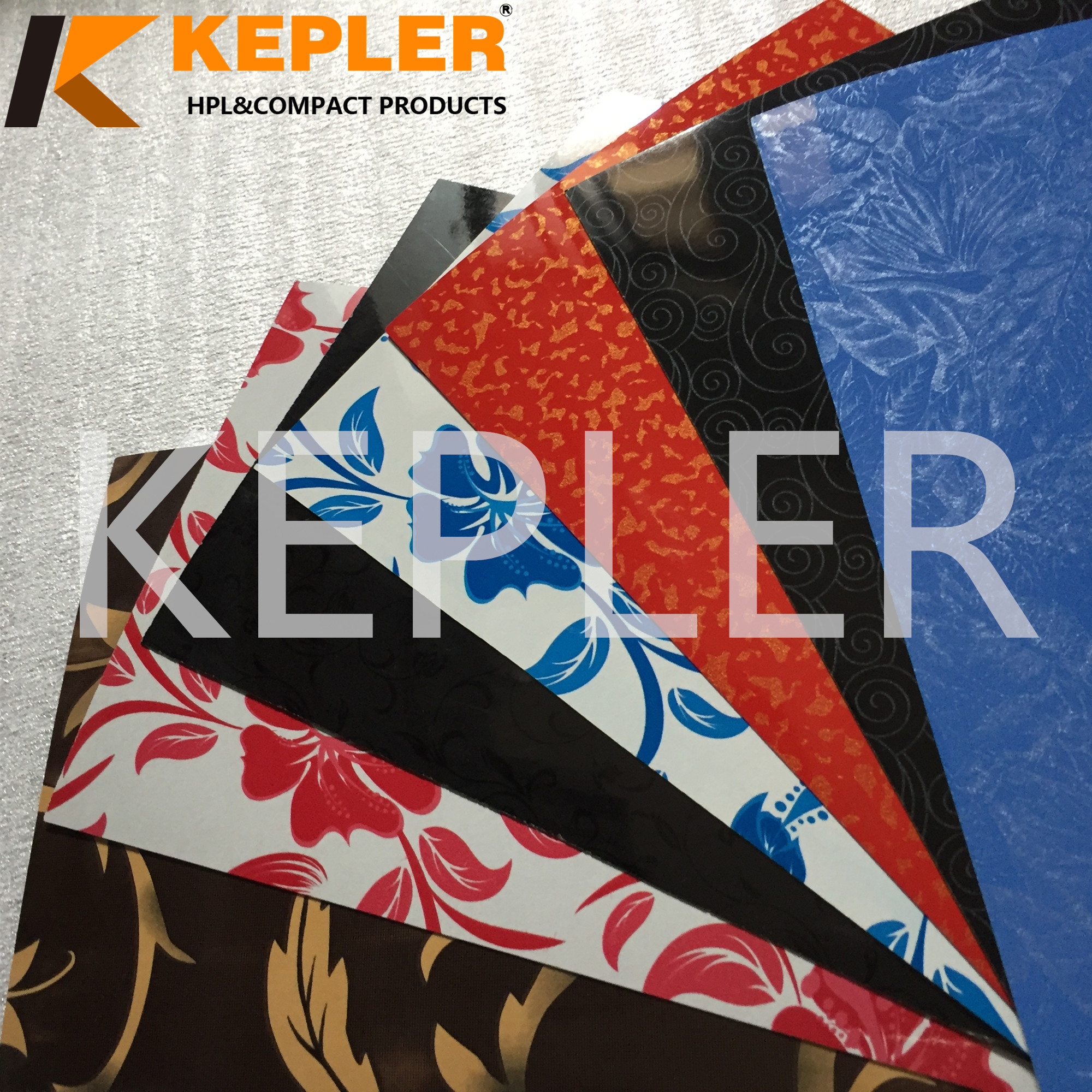 Kepler Factory Direct Decorative Furniture Flower Design HPL High Pressure Laminate Sheets