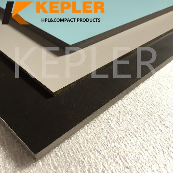Kepler customize matt glossy phenolic compact laminate hpl table top panel manufacturer
