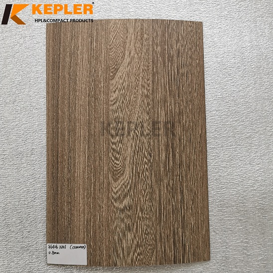 Kepler 0.8mm HPL High Pressure Laminate Sheet Compact Laminate Board Wood Grain with Different Surface