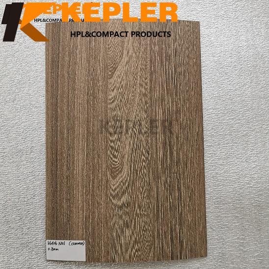 Kepler 0.8mm HPL High Pressure Laminate Sheet Compact Laminate Board Wood Grain with Different Surface