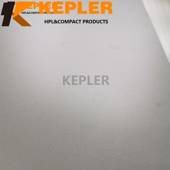 Kepler 0.7mm HPL High Pressure Laminate Sheet Compact Laminate Board Drey Color 8007