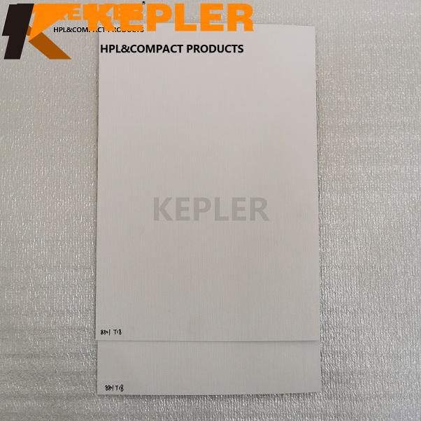 Kepler 6*12 White Color HPL High Pressure Laminate Sheet Compact Laminate Board Phenolic Resin