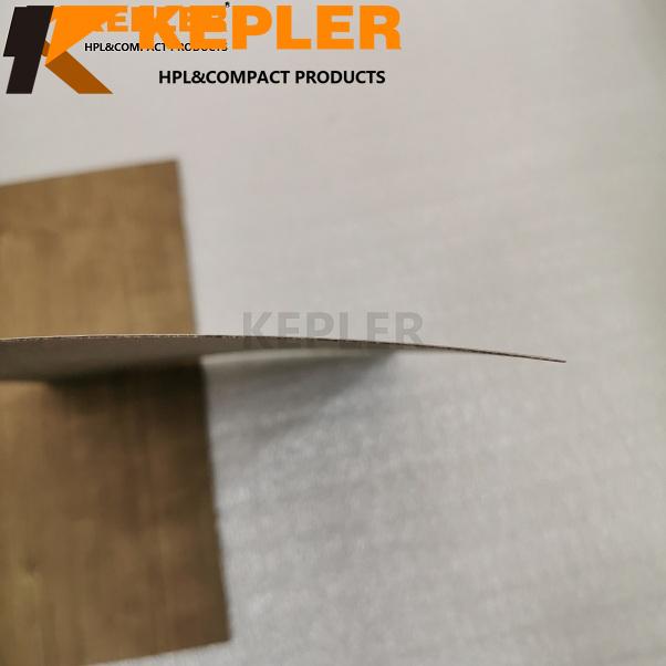 Kepler Burlywood Finish HPL High Pressure Laminate Sheet Compact Laminate Board Phenolic Resin