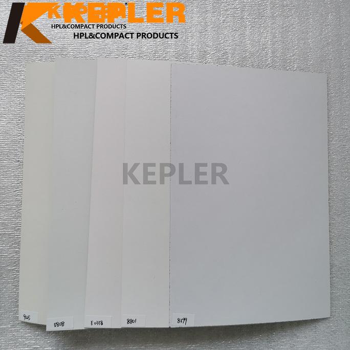 Kepler HPL High Pressure Laminate Sheet Compact Laminate Board White Color