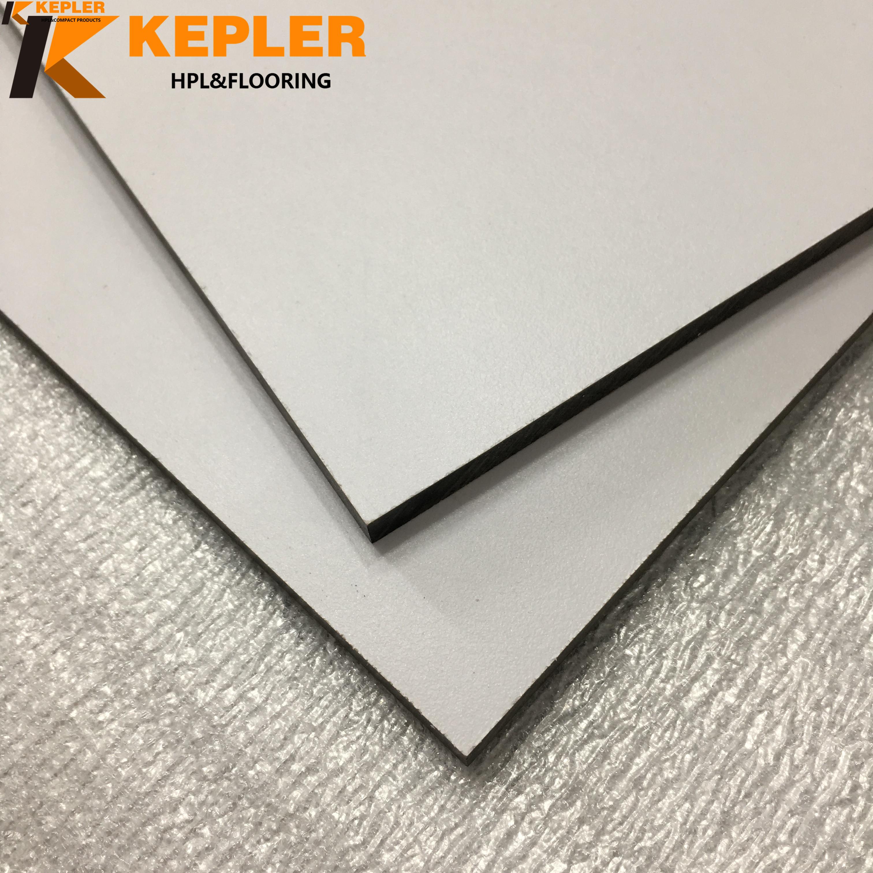 Kepler 4mm 6mm 8mm Solid Color HPL Sheet Compact Laminate Board