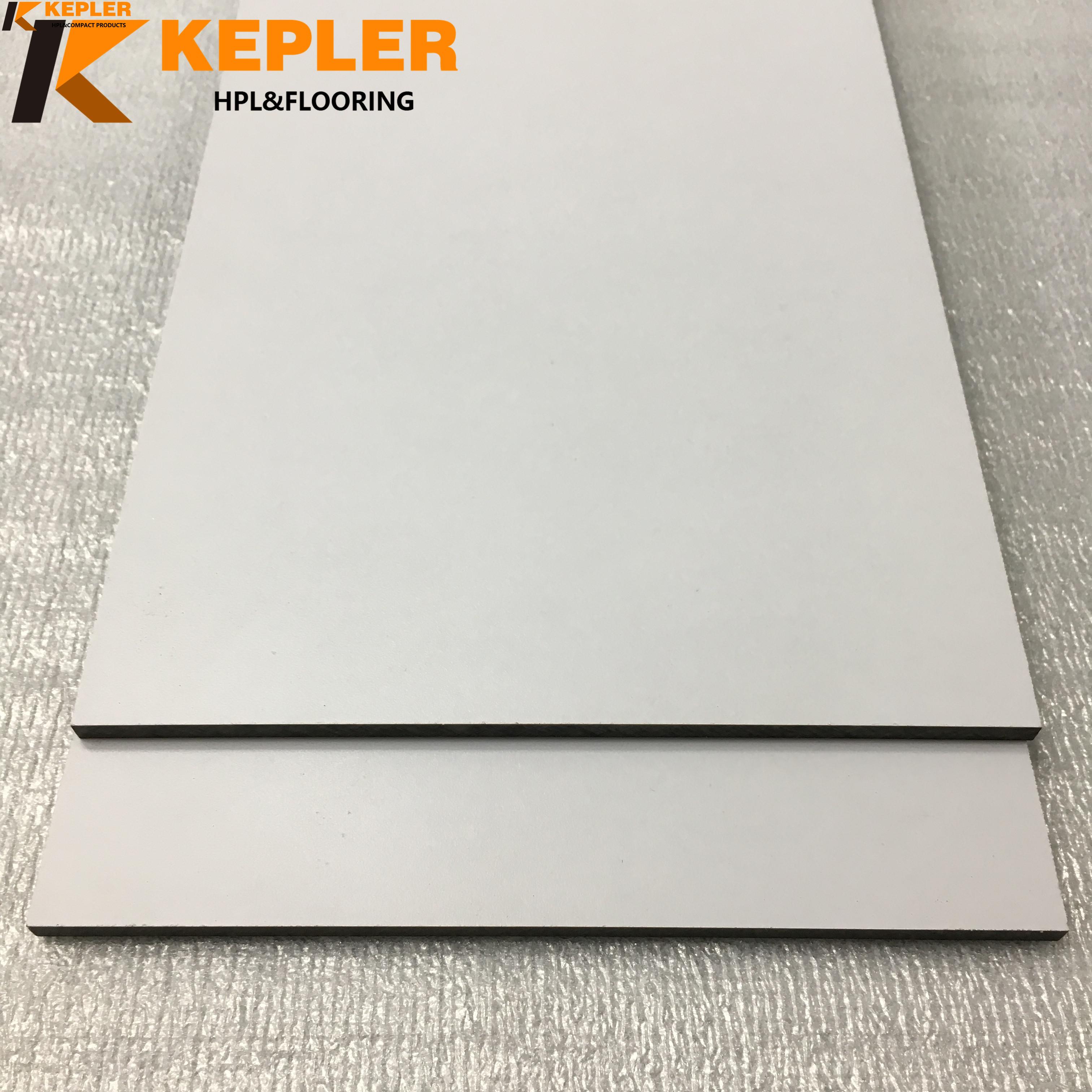 Kepler 4mm 6mm 8mm Solid Color HPL Sheet Compact Laminate Board