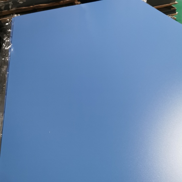 Solid Blue Color Wall Panel Matt Finish Phenolic Resin HPL Compact Laminate Board Desktop 