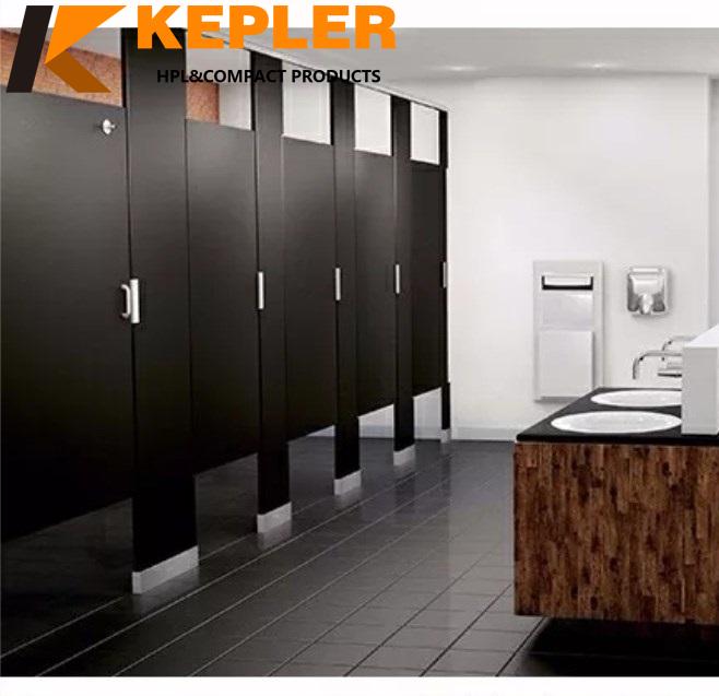 Waterproof Toilet Partition HPL Compact Laminate Board 12mm