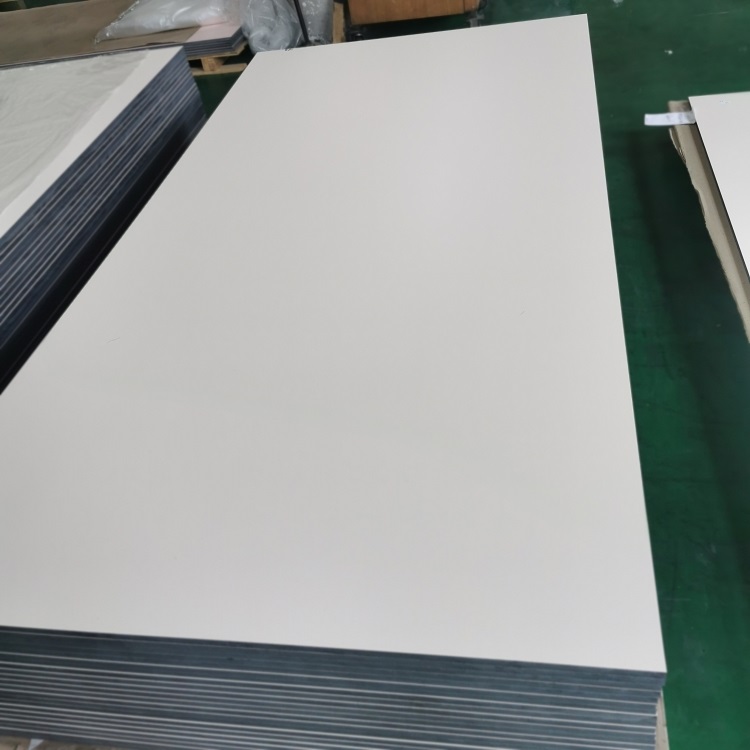 2mm Silk Matt Finish Swan White HPL Phenolic Resin Compact Laminate Board