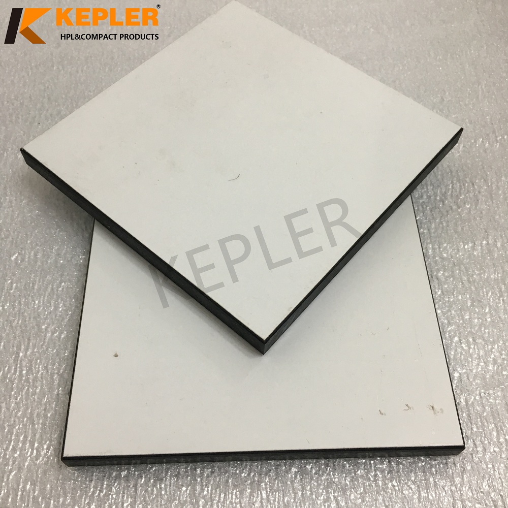 Super Haptic 12mm White Anti Fingerprint Phenolice HPL Compact Laminate Board