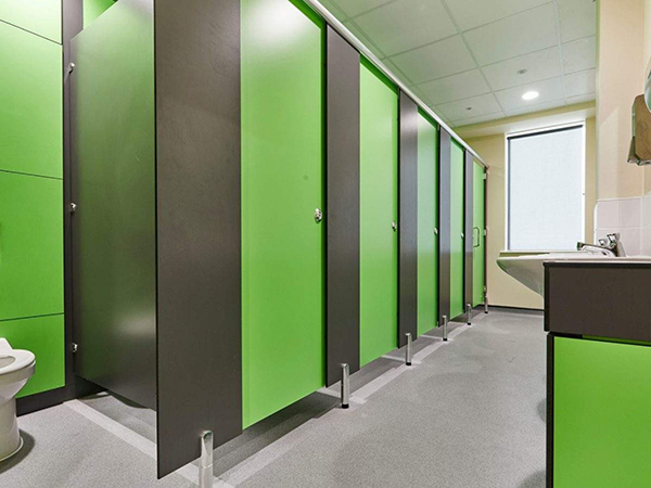 12mm matte HPL phenolic board cubicles toilet partition