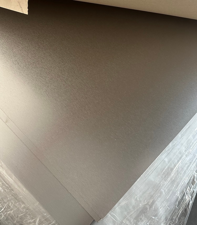 1220*3050mm 0.8mm Metallic Brushed Formica HPL High Pressure Laminate Sheet 