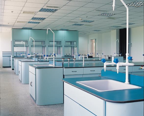 Customized Size Blue Color Safe Edge Chemical Resistant HPL Compact Laminate Board for Laboratory Furniture