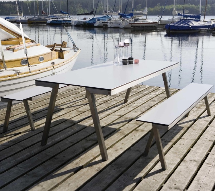 Custiomized Exterior Tabletop Chair Phenolic HPL Compact Laminate Board
