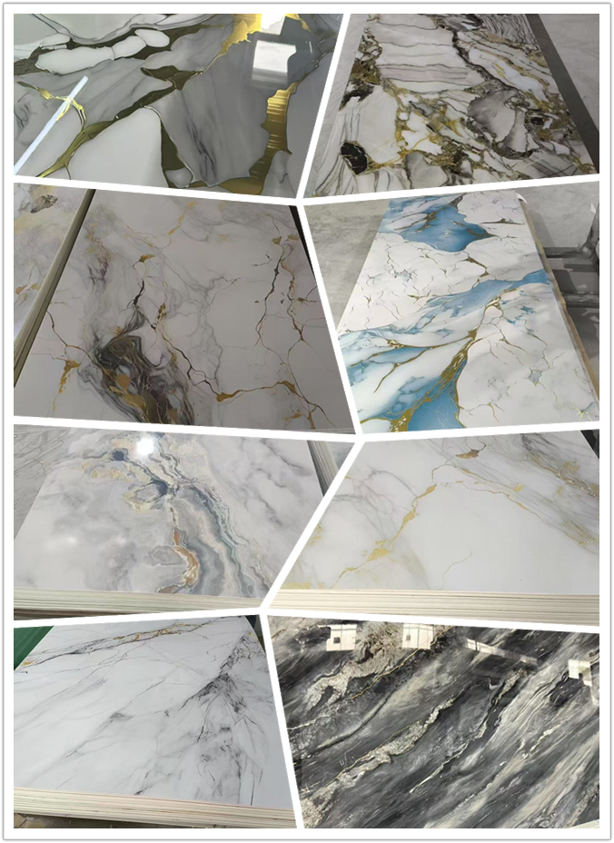 2mm 1220*2800mm UV PVC SPC Wall panel